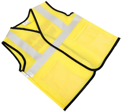 Toyvian Gilet Riflettente per Alta Visibilità Sicurezza Gilet Fluorescente Resistente per Scuola Escursioni e Attività all Aperto Adatto Ragazzi e Ragazze per Visibilità Notturna