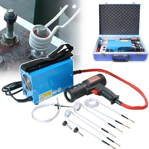 Chauffe-induction Magnétique Professionnel 1500 W, Outil Portatif Pour Retirer Les Boulons Coincés Et Rouillés Ainsi Que Les Roulements, Chauffage Intense Sans Flamme Pour La Réparation Automobile