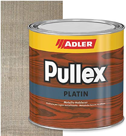 ADLER Pullex Platin Metallic Holzlasur 2,5 L Quarzgrau