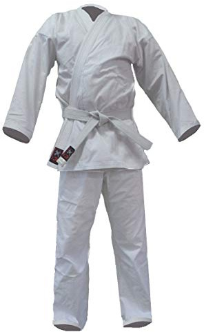 Budodrake Karateanzug Weiß 12 oz