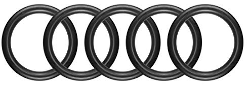 sourcing map 5 Stück O Ring Dichtungsringe 35 mm x 38 mm x 1,5 mm Metrische Nitrilkautschuk Dichtungsgummiring Gummi Ersatzdichtung für Sahnespender Poolpumpe Schnellkupplung Umfülladapter