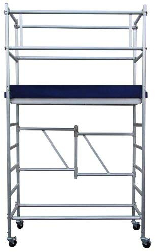 Alumexx Eco - Line Klappgerüst Module A+B - Fahrgerüst - Geeignet Für Privatgebrauch - Klappgerüst - Rollgerüst - Zimmergerüst - Klasse 2 - Aluminium - 3.8m Arbeitshöhe