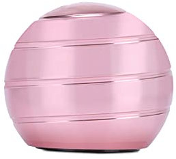CaLeQi Kinetic Metal Spinner Ball Schreibtisch Kinetic Toy Schreibtischspielzeug,Office Coole Optische Täuschungs Gadgets Sich Auf Die Effekte Der Stressabbau Konzentriert (Rosa -45mm)