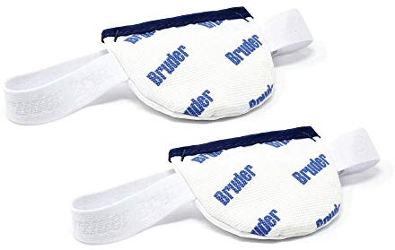 Bruder Moist Heat Eye Compress | Single Eye (Pack of 2) | Microwave Activated | Fast Acting and Effective Relief for Styes
