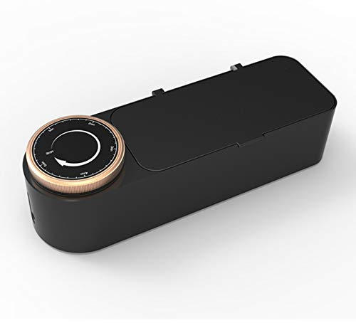 Limpiador Ultrasónico 650ML 20W, Limpieza de 360 ​​°, Limpiador de joyas ultrasónico profesional acero inoxidable 304 para plata, anteojos, anillos, monedas, dentadura postiza, cadena,Negro