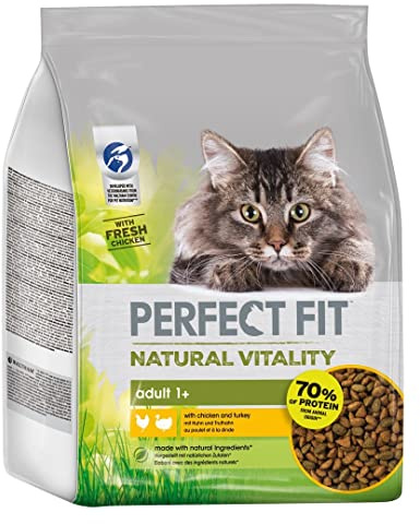 PERFECT FIT Katze Beutel Natural Vitality Adult 1+ mit Huhn und Truthahn 2.4kg
