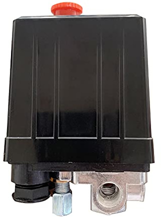 Kompressor Druckschalter, 4-Wege Druckschalter AC 220V,Druckschalter-Steuerventil Einloch-Druckschalter für Luftkompressor Einzeln für Schnellen Druckabbau