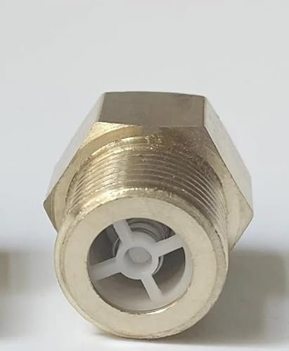 HOMEXO Clapet Anti-Retour à Sens Unique en Laiton 3/8 BSP Femelle Filetage mâle for réservoir d'eau Pompe surpresseur Pompe Chauffage Toilette 2 pièces (Size : Female to Male)