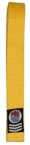 Martial Arts Karate Taekwondo judo Belt (yellow, 1)