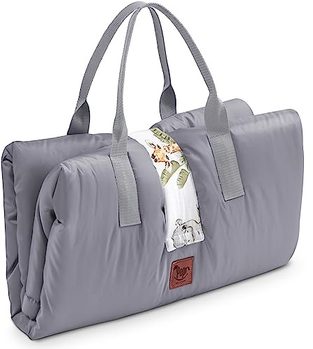 Pepi MADE IN POLAND - Spielmatte Baby - Faltbar - Wasserdicht - 120x150 cm - Picknickdecke für Kinder - 100% Baumwolle - Afrimals