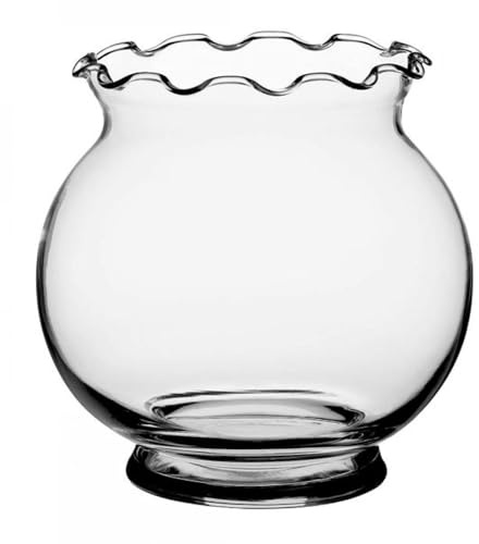 Set of 12 5.5 H Fluted Top Glass Ivy Bowl