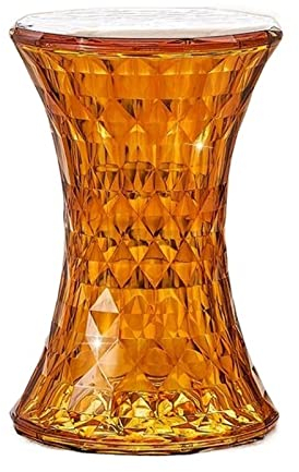 Moderne Sofatische Farbenfroher Ottoman-Sitzhocker mit Stauraum, Akzent-Beistelltisch in Sanduhrform, Beistelltisch, kleiner Couchtisch, Ecktisch for Wohnzimmer, Nachttisch for Schlafzimmer Wohnzimmer