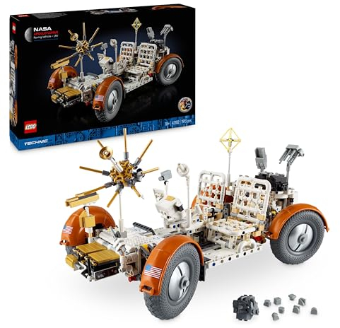 LEGO Technic NASA Apollo Lunar Roving Vehicle – LRV, Space Rover Model Kit for Adults to Build, Collectible Home or Office Decor Set, Gift for Men, Women, Him and Her 42182
