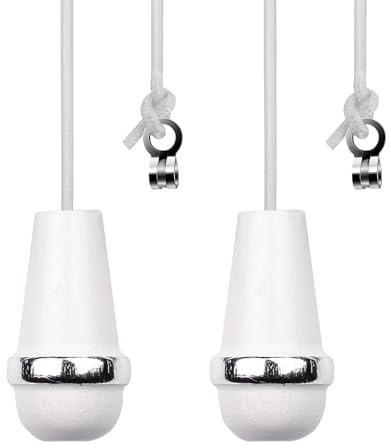 Nadiaen 2PCS Bathroom Light Pull Cord,Stylish Bathroom Pull Cord Square Design,Pull Cord Handle Ideal for Ceiling Fans,Chandeliers,And Electric Fans Safe,Light Pull Handle Enhance Your Bathroom Décor