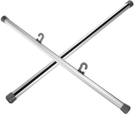 Lurrose 2stücke Aluminiumlegierung Posterhalter Langlebiger Rahmen Zum Aufhängen Von Bildern Und Postern Kreativer Bilderschienenhalter Für Gerollte Drucke Einfache Handhabung Passend Für