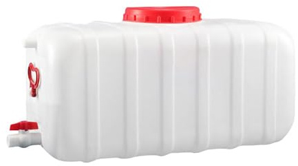 JIYCD Portable Water Container with Tap, Heavy Duty Water Tank Plastic Water Storage Carrier 50L 80L 110L 200L Water Bucket Jug for Camping Outdoor Hiking Travel Emergency(Size:50L)