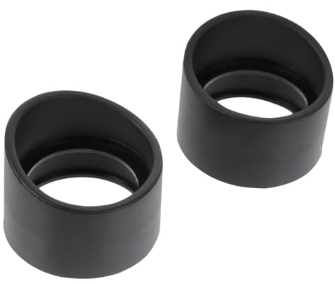 IMIKEYA Lot de 2 Protections Oculaires en Caoutchouc pour Microscope Stéréo, Cache Oculaire Cylindrique 33 MM, des Chocs, Confort Visuel, Installation Facile, Adapté aux Stéréomicroscopes