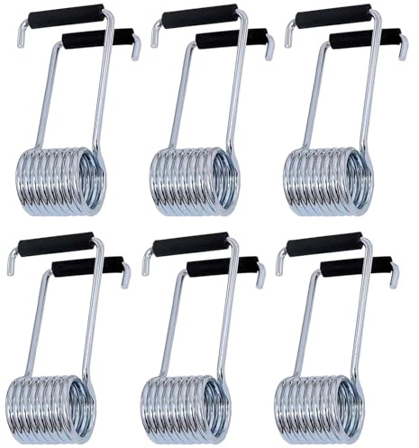 Bessy shop Schmetterlingsfederscharnier,6 Pcs Universal Federtürschließer,Schmetterlingsfeder mit Gummistoßstangen Passt Auf die Meisten Tür Butt Scharnier Pins