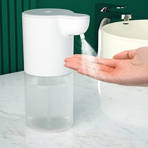 Automatischer Seifenspender, Wiederaufladbar Berührungslose Händedesinfektionsmittelspender, 350 Ml Bewegungssensor Handseifespender für Badezimmer, Arbeitsplatte, Küche