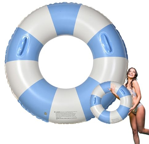 Missmisq Tubo Da Nuoto,Anello Galleggiante per Adulti | Galleggiante Rinforzato Antiribaltamento per Piscina Spiaggia e Estivo