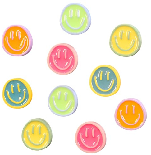 LULUWA Kühlschrankmagnete, 10 Stück, Smiley Magnetic, dekorativ, 3D, Emoji, Kühlschrankmagnete für Whiteboards, Schränke, Küche, Büro