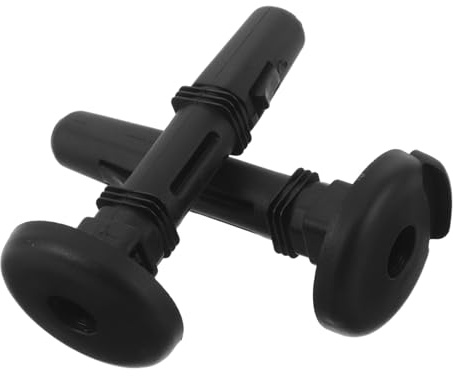 Guides pour Appuie-tête Voiture 2 Pièces en Plastique Noir | Inserts Réparation des Sièges Auto, Poteaux de Guidage des Appuie-tête, Modèle de Précision