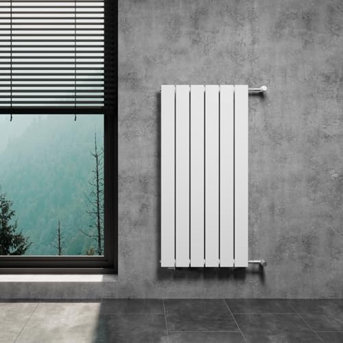 WITEN&NOCK Radiatore a pannello piatto, bianco, 460 x 950 mm, doppio strato