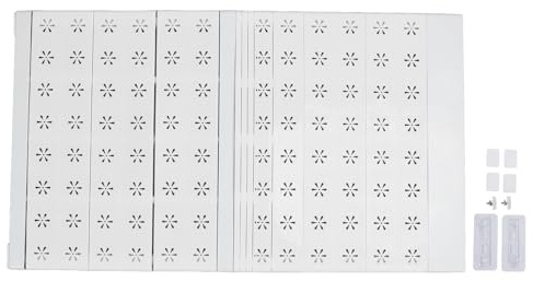 Einlegeböden Für Schränke, Verstellbarer Einlegeboden Kleiderschrank, 42cm Breite - Platzsparende Ordnung, Nägelfreie Montage, Vielseitige Nutzung Für Schrank Und Bad (51 bis 72 cm/20,1 bis 28,3 Zoll)