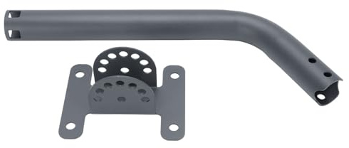 Cocoarm Kit di Montaggio Satellitare, Staffa per Palo di Montaggio su Tetto in Ferro con Angolo Regolabile di 180 Gradi, Vernice Antiruggine, Installazione Stabile per V2 e per Gen 2 su Tetti