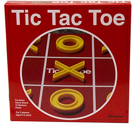 Pressman 1505-12 Tic Tac Toe, Mehrfarbig