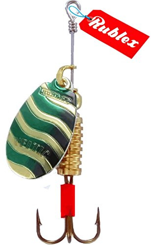 RUBLEX - 5 Cucharillas de Pesca VELTIC-1 ONV 2,00 GMS.