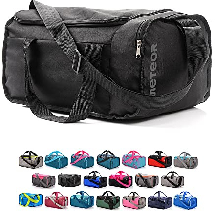 Meteor Borsa Palestra 20 L / 40 L – Borsone Sportivo Uomo Donna, Leggera e Resistente, con Tasca Laterale per Accessori, Ideale per Viaggi e Allenamento
