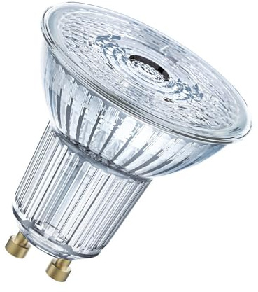 OSRAM Lampadine a LED dimmerabili con attacco GU10, risparmio energetico, sostituzione 50 W, durata molto lunga (25.000 H), angolo di irradiazione 36°, bianco freddo, PAR16 50 36° 4,5 W/4000 K GU10,