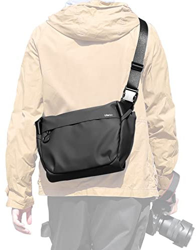 VIJIM Foto Freizeittasche mit separatem Stauraum in der Tasche, und die Oberfläche der Tasche ist wasserdicht, Kratzfest und Abriebfeste Hochleistungs-PU-Beschichtung