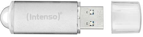 Intenso Jet Line 32 GB USB 3.2 Gen 1x1, Super Speed USB-A Stick | Mobiler Datenspeicher im hochwertigen Aluminiumgehäuse, Lesegeschwindigkeit bis 70 MB/s, 9 g leichtes Design
