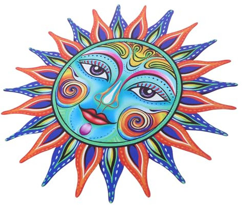 Eisen simulierte Sonne Wandkunst Eisen Sonne für dekorative hängende Kunst