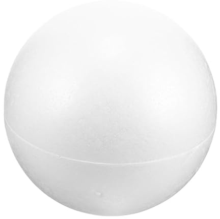 HAWILLOSCH Bola De Espuma Decorativa Para Manualidades Esfera Redonda De Poliespuma Para Decoraciones Personalizadas y Eventos Especiales