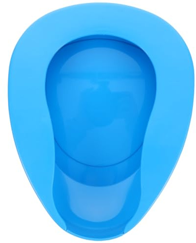 Healeved Töpfchen Tragbares Urinal Für Männer Lager Piss-topf Am Bett Urinal Bettpfanne Stapelbare Bettpfanne Weiblich Reise Urin Topf Pinkeltopf Für Männer Pipi-behälter Sitz Blue Plastik