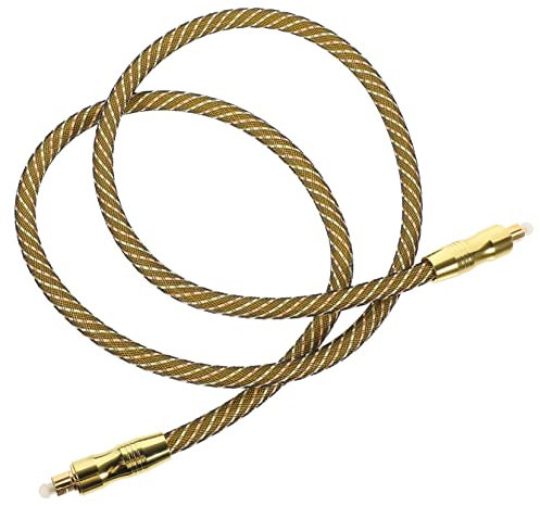 DOITOOL 1m Optical Audio Cable for Tv Soundbar Fiber Optical Audio Cord Digital Extension Cable Male to Male Fiber Connector