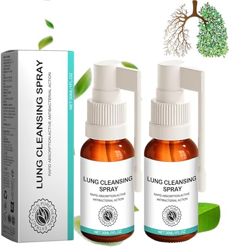Qartel Lungenreinigungsspray, Lungenreinigungsspray Qartel, Qartel Lungenspray, Königskerzen-Lungenreinigungsspray, Kräuter-Lungenreinigungsspray (2PCS)