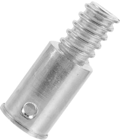 TOBBOMEY Aluminiumlegierung Gewindebesenstielverbinder mit 25mm Innendurchmesser Glatte Oberfläche Verhindert Abrutschen Geeignet für Eisen und Holzstangen bei Verschiedenen Gelegenheiten