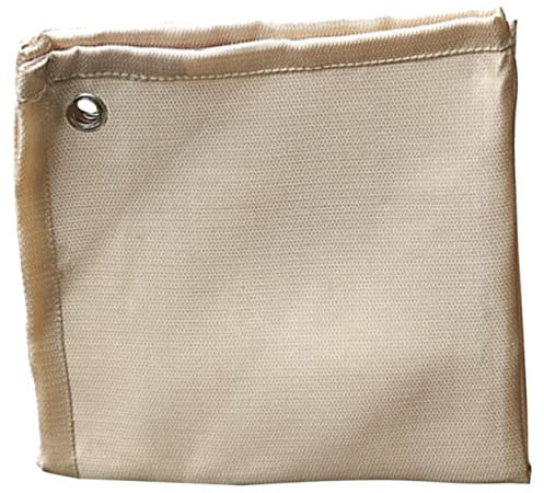 WEKADRIN Feuerfeste Decke Fiberglas Outdoor Campingfeuerlöschdecke Hitzebeständig 100×80cm Langlebig Feuerhemmend Für Grill Kamin Und Picknick