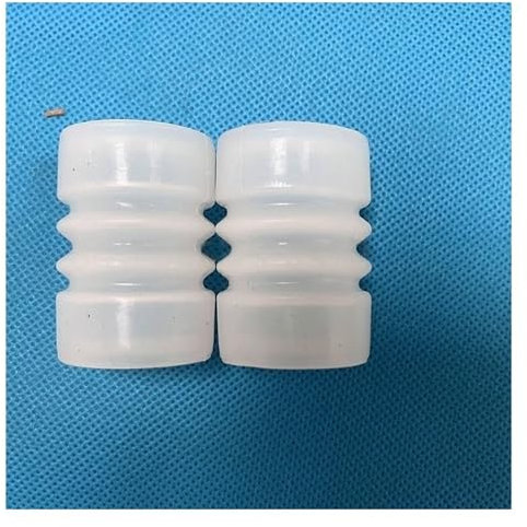 2 pièces bague d'étanchéité élastique de pièces de rechange d'arbre de mélange for machines à crème glacée molle accessoires de manchon ondulé blanc