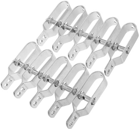 TOPBATHY 10pezzi Tenditore Per e Funi in Ferro Resistente All Ossidazione Strumento Leggero Per Uso Gravoso Su Filo Di Acciaio Per Recinzioni Metalliche e Impieghi Industriali