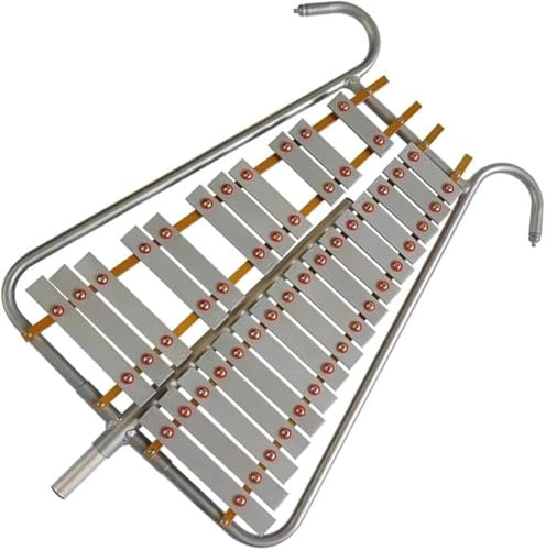 Glockenspiel 27 Töne Aluminium Marsch Xylophon Metall Glocke Harfe Percussion Instrument für Anfänger