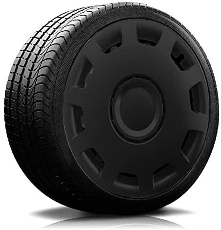 RADKAPPEN-Koenig 15 Zoll 15 ET-Nr.15 Premium Line (Schwarz) Radkappen/Radzierblenden 4 Stück