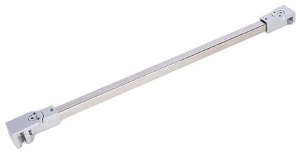 Barre de support pour porte de douche en acier, Barre de support for paroi douche mur à verre multicolore 40-50 cm(Color 3,40cm Long)