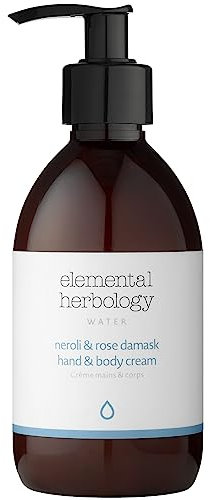 Elemental Herbology Neroli & Rose Damask Hand & Body Cream 290ml - Water
