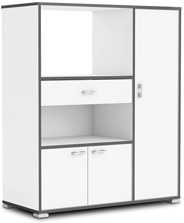 habeig Küchenschrank 955 Schrank Küchenregal Küchenmöbel Mikrowelle Singleküche Küche