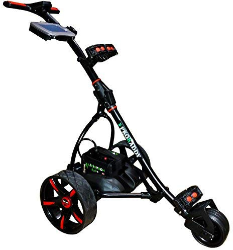 Carro eléctrico de Golf Pro Kaddy Modelo S1T2NL Negro con batería Litio